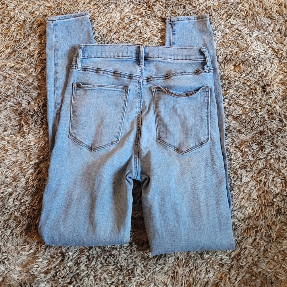 Gap Stretch 1969 Patchwork True Skinny Super High… - image 7